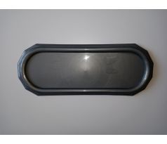 Náhrobná podložka plastová pod kahance sivá 38x15cm
