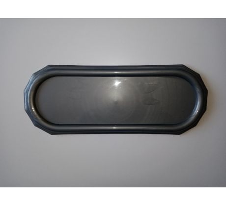 Náhrobná podložka plastová pod kahance sivá 38x15cm