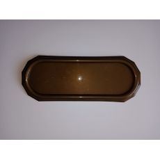 Náhrobná podložka plastová pod kahance zlatá 38x15cm