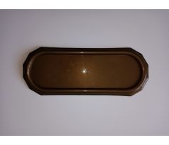 Náhrobná podložka plastová pod kahance zlatá 38x15cm