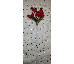 Vianočná vetvička jarabina 26cm