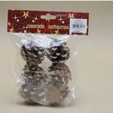 Vianočná dekorácia sob biely 11cm