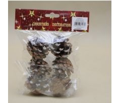 Vianočná dekorácia sob biely 11cm