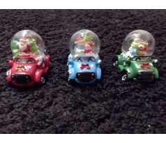 Vianočná dekorácia snežítko auto