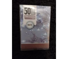 Vianočné LED svetielka studena biela