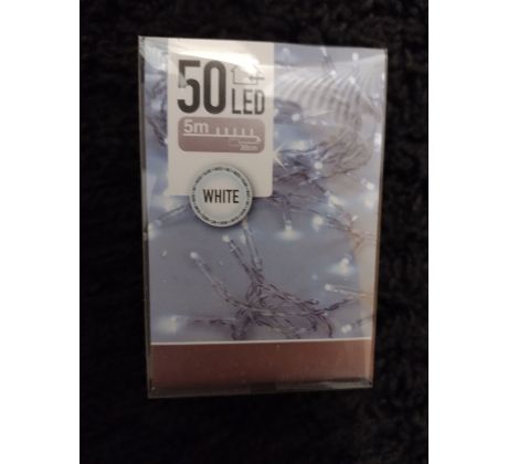 Vianočné LED svetielka studena biela