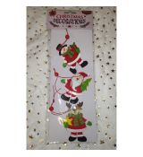 Vianočná dekorácia závesná Sob, Snehuliak a Santa