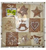 Vianočne servítky Perník 33x33cm 20ks