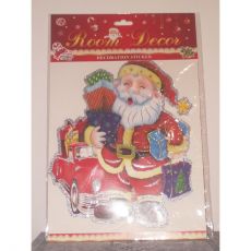 Vianočné nálepky - Santa