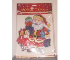 Vianočné nálepky - Santa