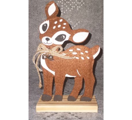 Vianočná figúrka sob drevená