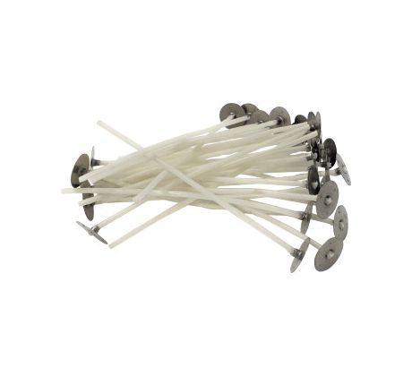 Knôt biely na výrobu sviečok 10cm 1ks