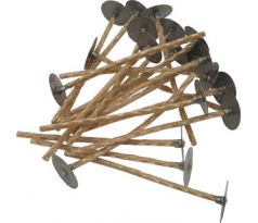 Knôt hnedý na výrobu sviečok 6cm 1ks