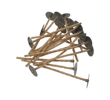 Knôt hnedý na výrobu sviečok 6cm 1ks