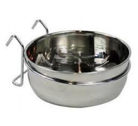 Nerez miska 110 ml, držiak s háčikmi na uchytenie