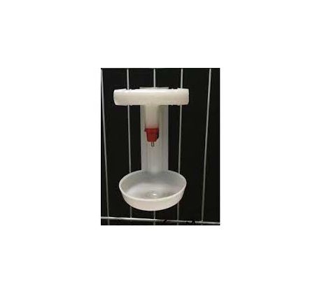 Niplova napajačka z miskou pre prepelice