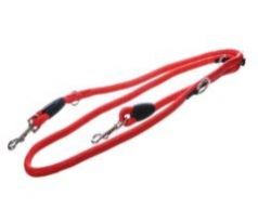 Vodítko červené výcvikové-obranárske nastaviteľné