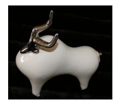 Keramická figúrka Býk