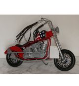 Kovová replika motocykla - Chopper 21x31x10cm