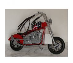 Kovová replika motocykla - Chopper 21x31x10cm