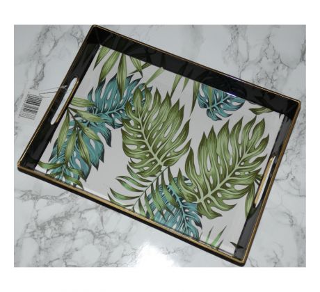 Servírovacia tacka - listy (3,5x29,5x22cm)