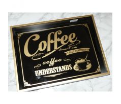 Servírovacia tacka - Coffee (5,5x34,5x23,5cm)