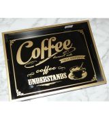 Servírovacia tacka - Coffee (5,5x40x30cm)