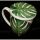 Hrnček so sitkom 400ml - Monstera