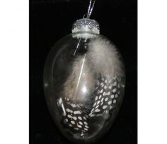 Ozdoba závesná vajíčko - (11x6x6cm)