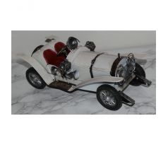 Kovová replika auto (13x13x30m) - biele