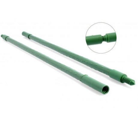 Tyč 11/600 stočená, oceľ/plast, zelená