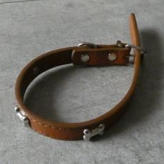 Obojok pre psov hnedé 375x15mm