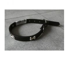 Obojok pre psov čierny 375x15mm