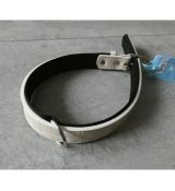 Obojok pre psa béžový s mäkkou podšívkou 560x25mm