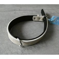 Obojok pre psa béžový s mäkkou podšívkou 560x25mm