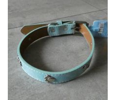 Obojok pre psov svetlo modrý 560x25mm