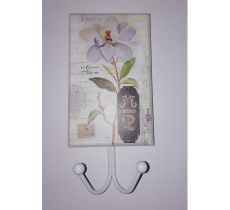 Dvoj vešiak s kvetom Orchydea