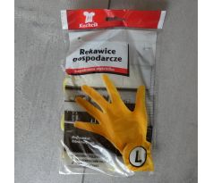 Rukavice, gumové na domáce práce - veľkosť L