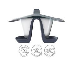 Krmítko, Antracit, 28x18,5x17,3cm, pre vtáky