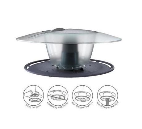 Krmítko, Antracit, 29,4x25,8x12,2cm, pre vtáky