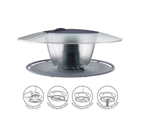 Krmitko, Stone gray, 29,4x25,8x12,2cm, pre vtáky