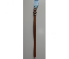 Obojok pre psov hnedý 420x20mm