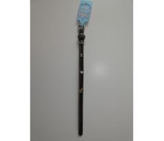 Obojok pre psov čierny 375x15mm