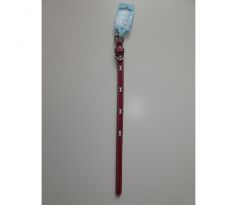 Obojok pre psov červený 380x15mm