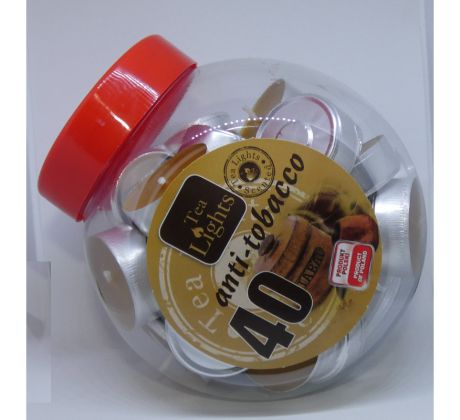 ADMIT vonné čajové sviečky Anti-Tabak - 40ks