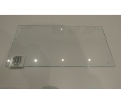 Náhrobná sklenená podložka pod kahance 41x19,5cm