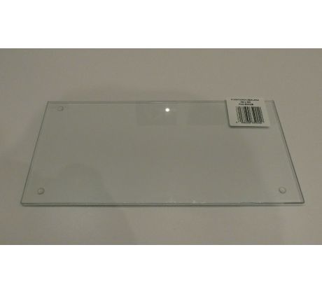 Náhrobná sklenená podložka pod kahance 30x15cm