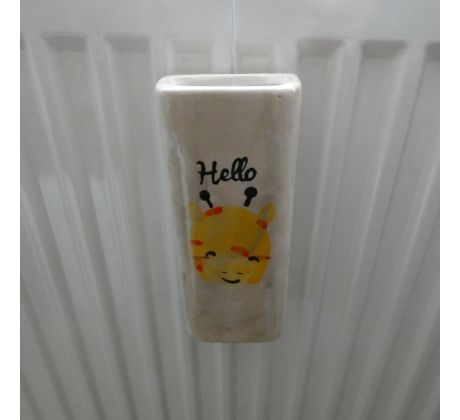 Odparovač na radiátor s motívom žirafa - HELLO