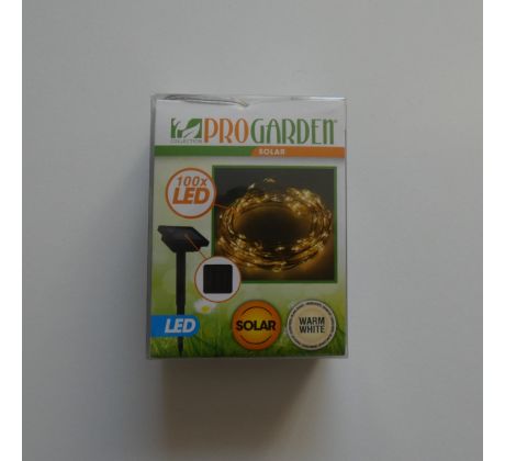 Solárne svetielka 100x LED tepla biela