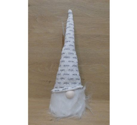 Figúrka škriatok biely